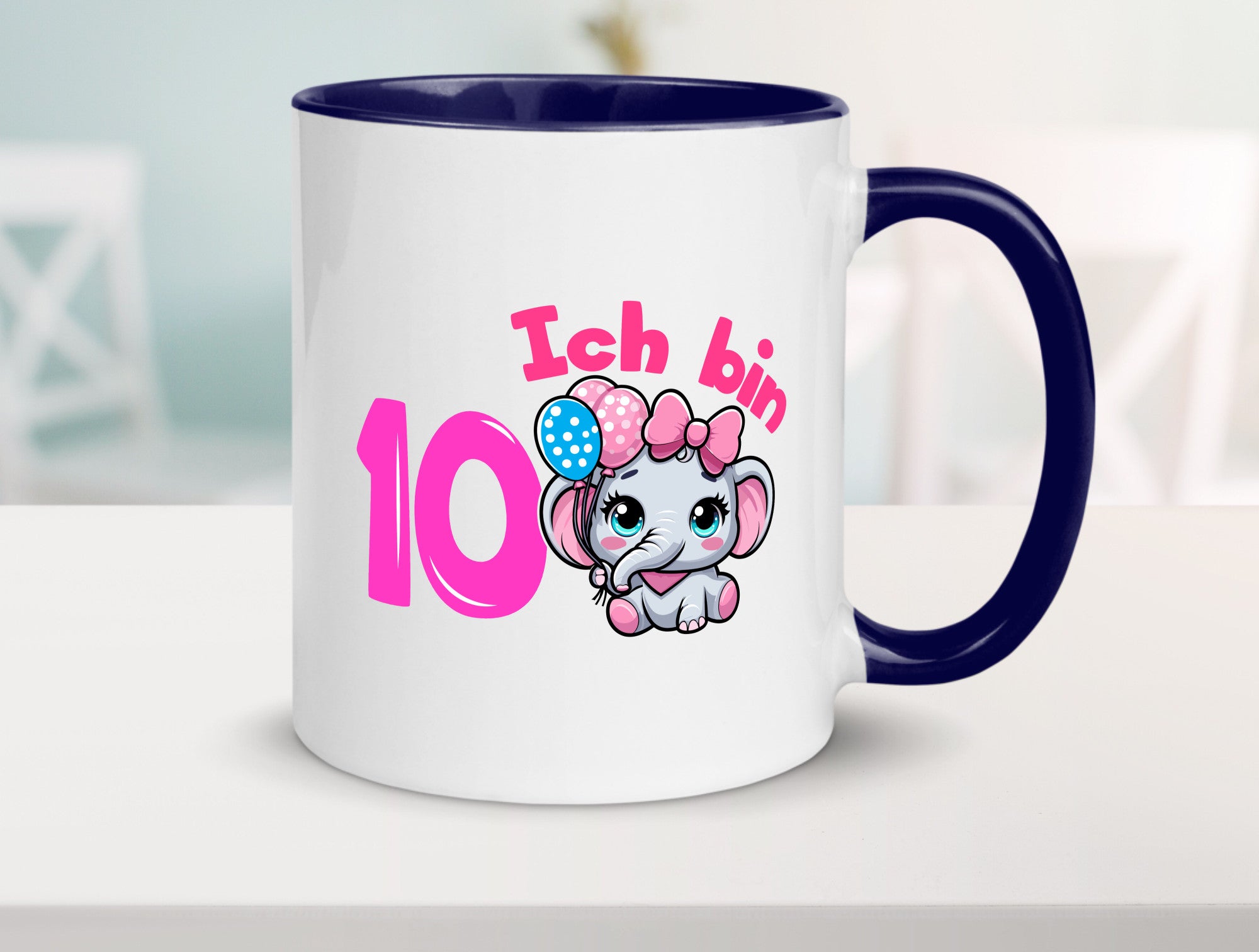 10. Geburtstag | 10 Jahre Elefant Mädchen Geschenk Geschenkidee lustiger Spruch