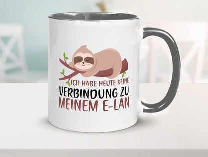 Verbindung zum Elan | WLAN Faultier Faulpelz Laufband Humor Tierliebhaber
