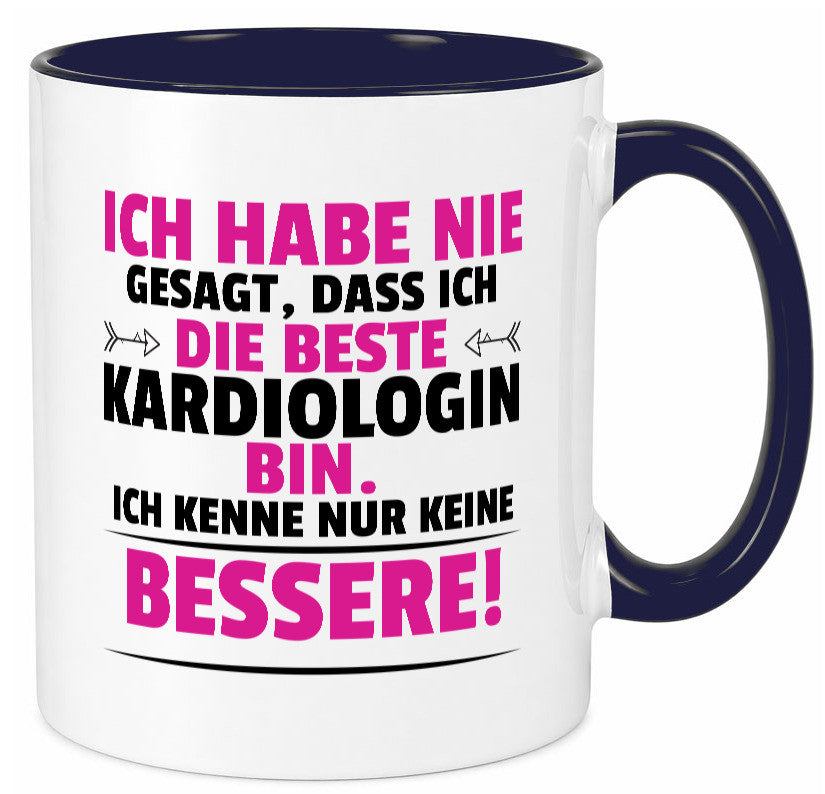 Die Beste Kardiologin | Kardiologie lustig Humor Geschenkidee Geschenk Tasse