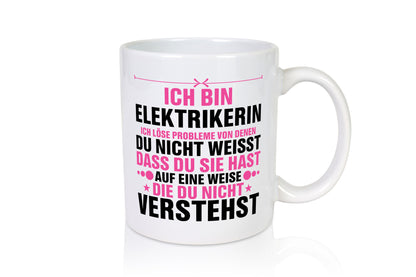 Löse Probleme: Elektrikerin | Elektronikerin Elektrik v2 Geschenkidee Humor