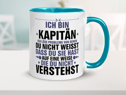 Löse Probleme: Kapitän | Schiffskapitän Schiff v2 Geschenk Humor Geschenkidee