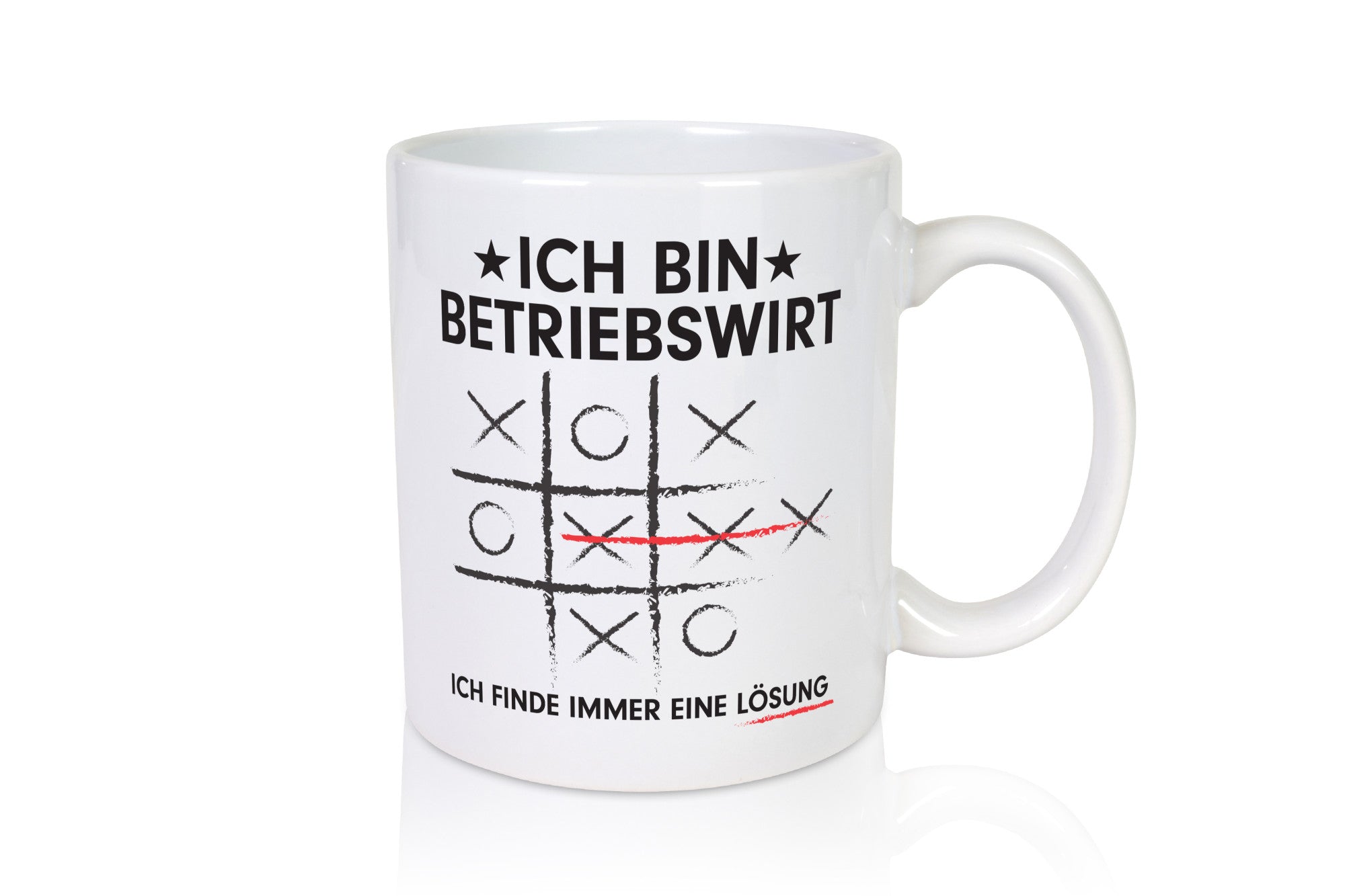 Lösung finden: Betriebswirt | Betriebswirtschaft v2 Humor Geschenkidee Tasse