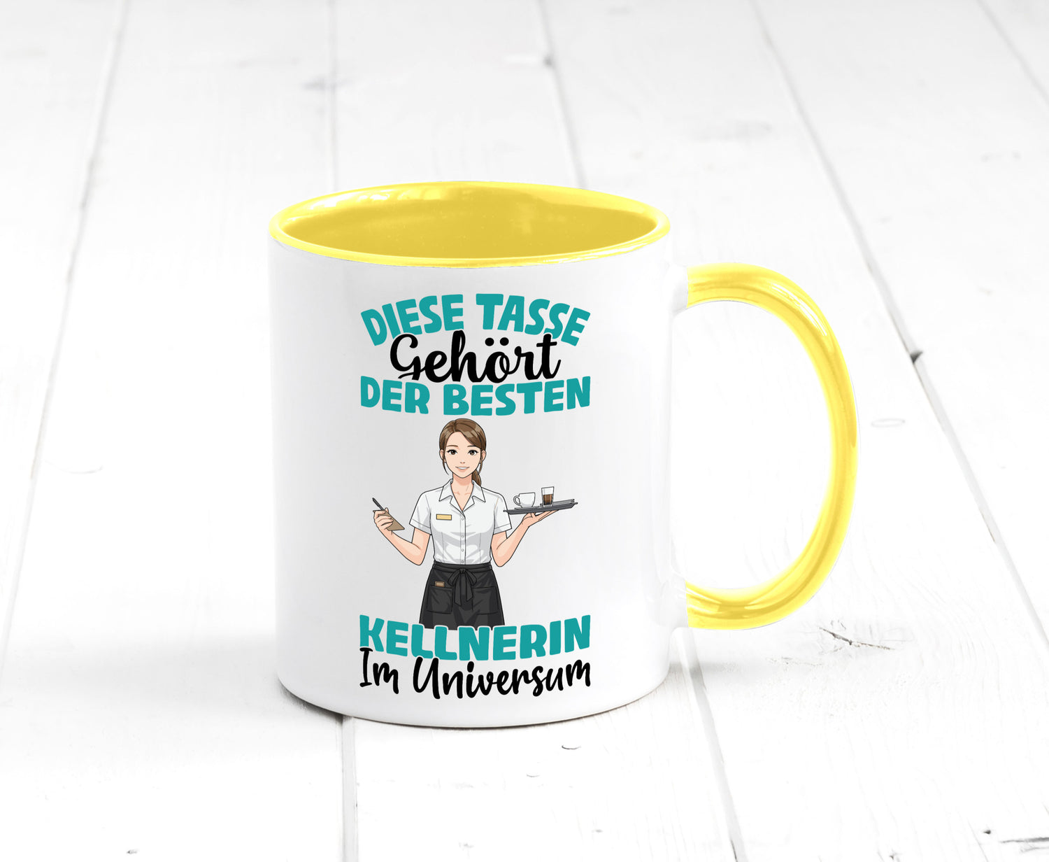 Im Universum: Kellnerin | Beruf kellnern Bedienung Geschenkidee Arbeit Kollegen