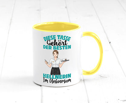 Im Universum: Kellnerin | Beruf kellnern Bedienung Geschenkidee Arbeit Kollegen