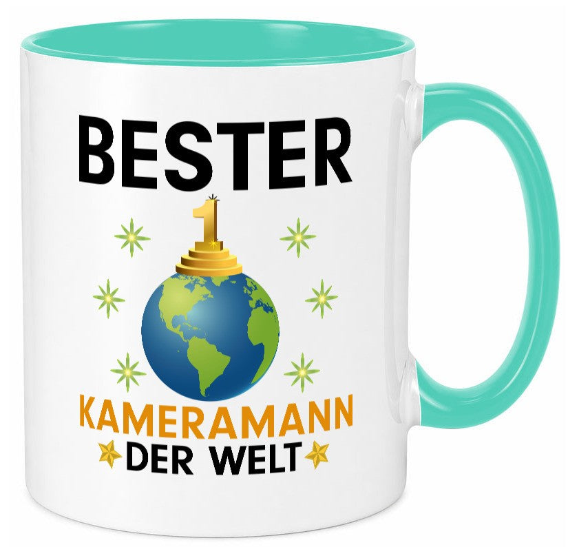 Welt Bester Kameramann | Kamera lustig Humor Geschenkidee Geschenk Tasse