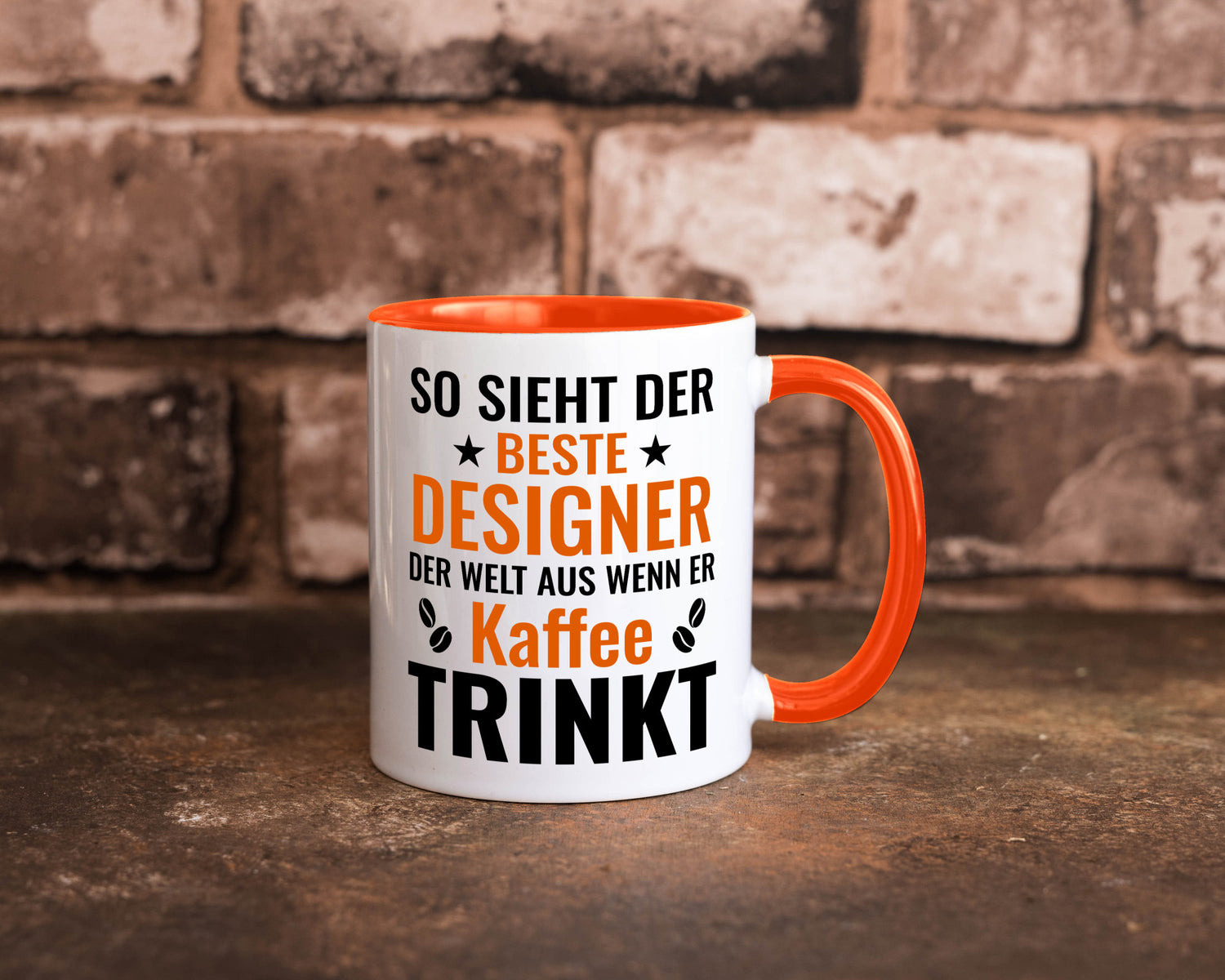 Kaffee trinkt: Designer Beruf | Mode Geschenkidee Arbeit Kollegen Büro Humor