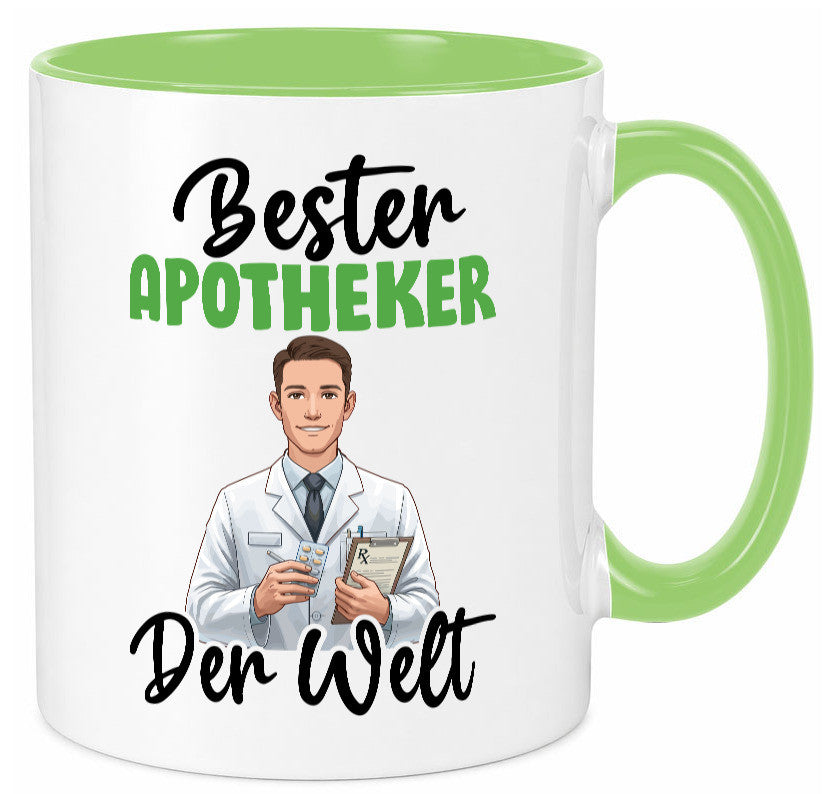 Bester Apotheker | Apotheke Pharmazie v2 Humor Geschenkidee Tasse