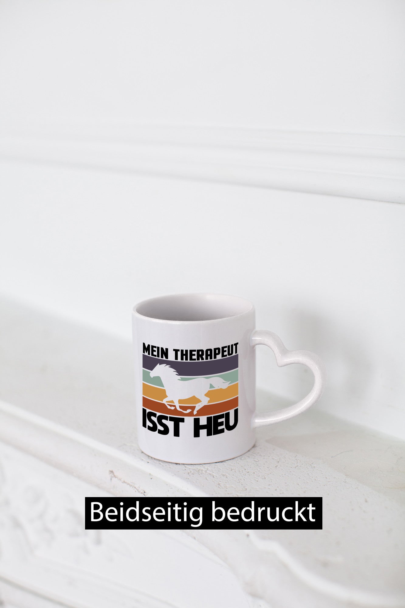 Mein Therapeut isst Heu | Pferd Pferdeliebhaber Humor Geschenkidee Tasse