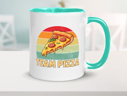 Team Pizza | Pizzaliebhaber Lover v2 Geschenkidee Humor Tasse
