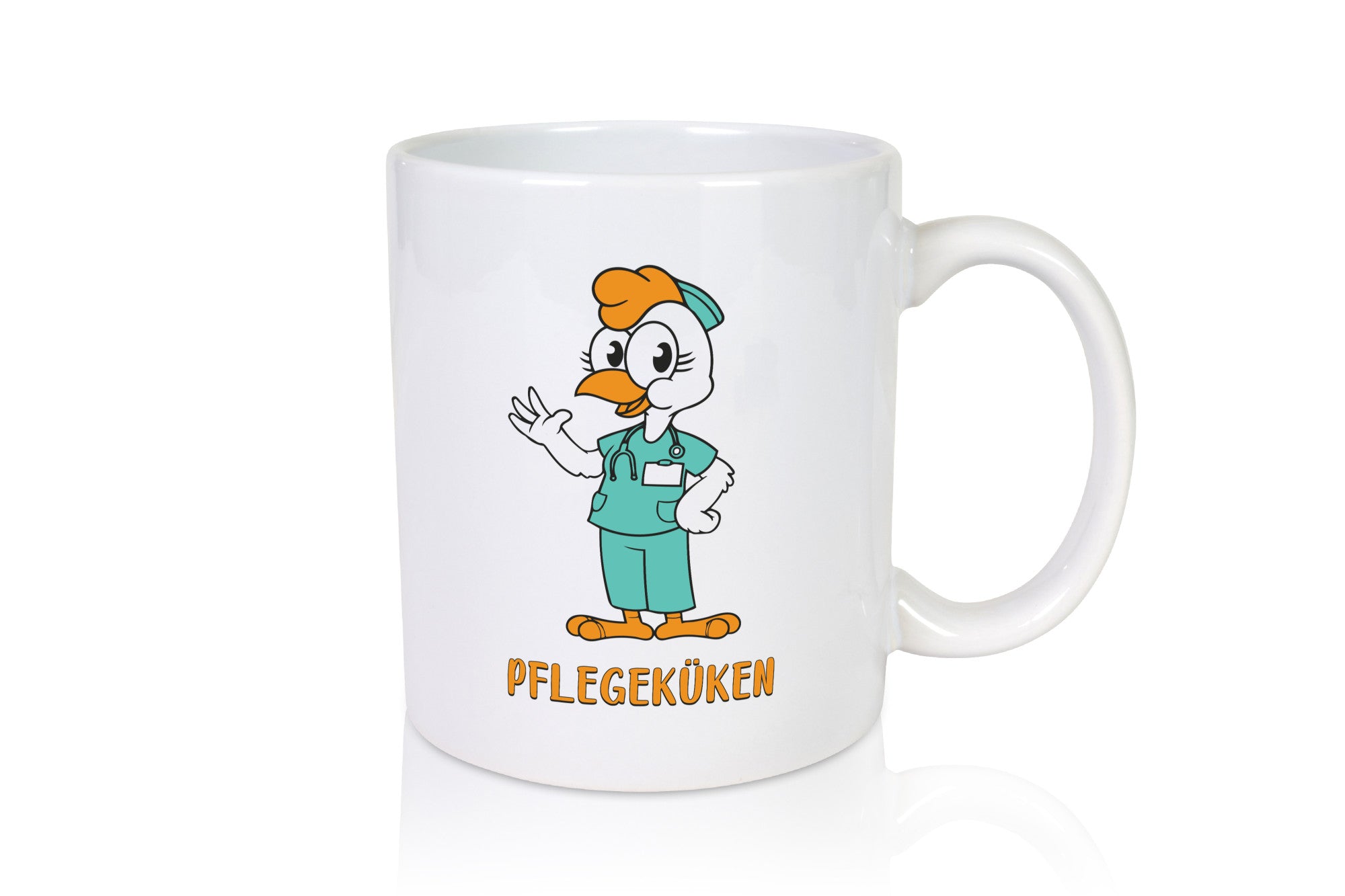 Pflegeküken | Küken-Krankenschwester-Pfleger-Humor-Geschenkidee Tasse