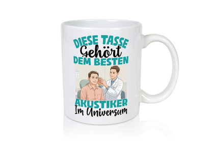 Im Universum: Akustiker | Akustik Hörgeräteakustik Geschenk Humor Geschenkidee