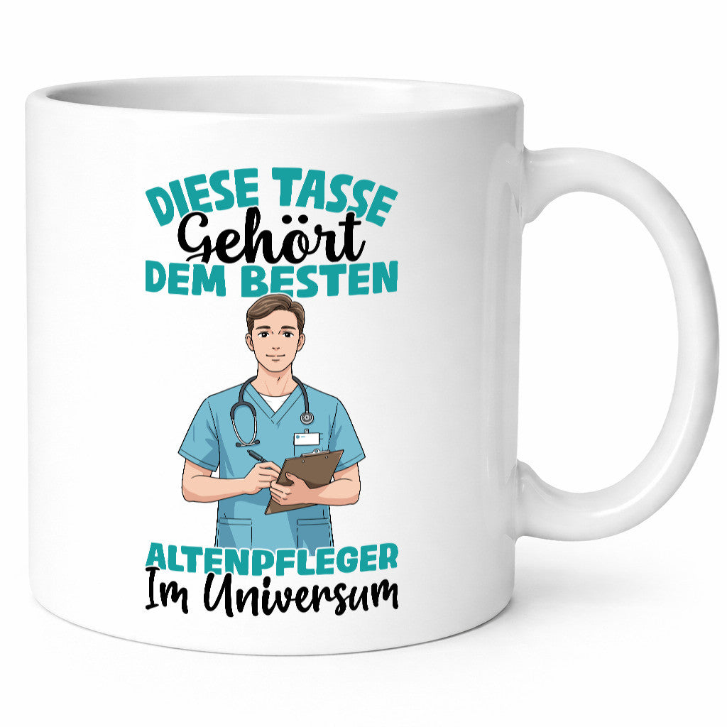 Im Universum: Altenpfleger | Pflegepersonal Geschenk Humor Geschenkidee