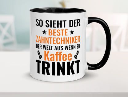 Kaffee trinkt: Zahntechniker | Zahnmedizin Geschenk Humor Geschenkidee lustiger