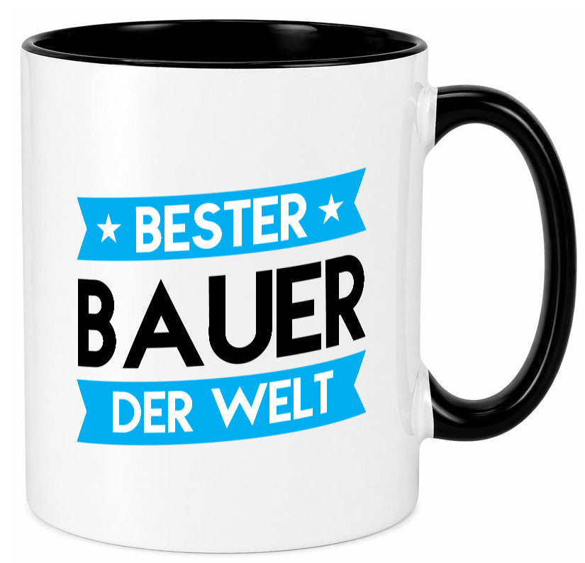 Bester Bauer | Bauernhof Landwirtschaft lustiger Spruch Geschenk Humor Tasse