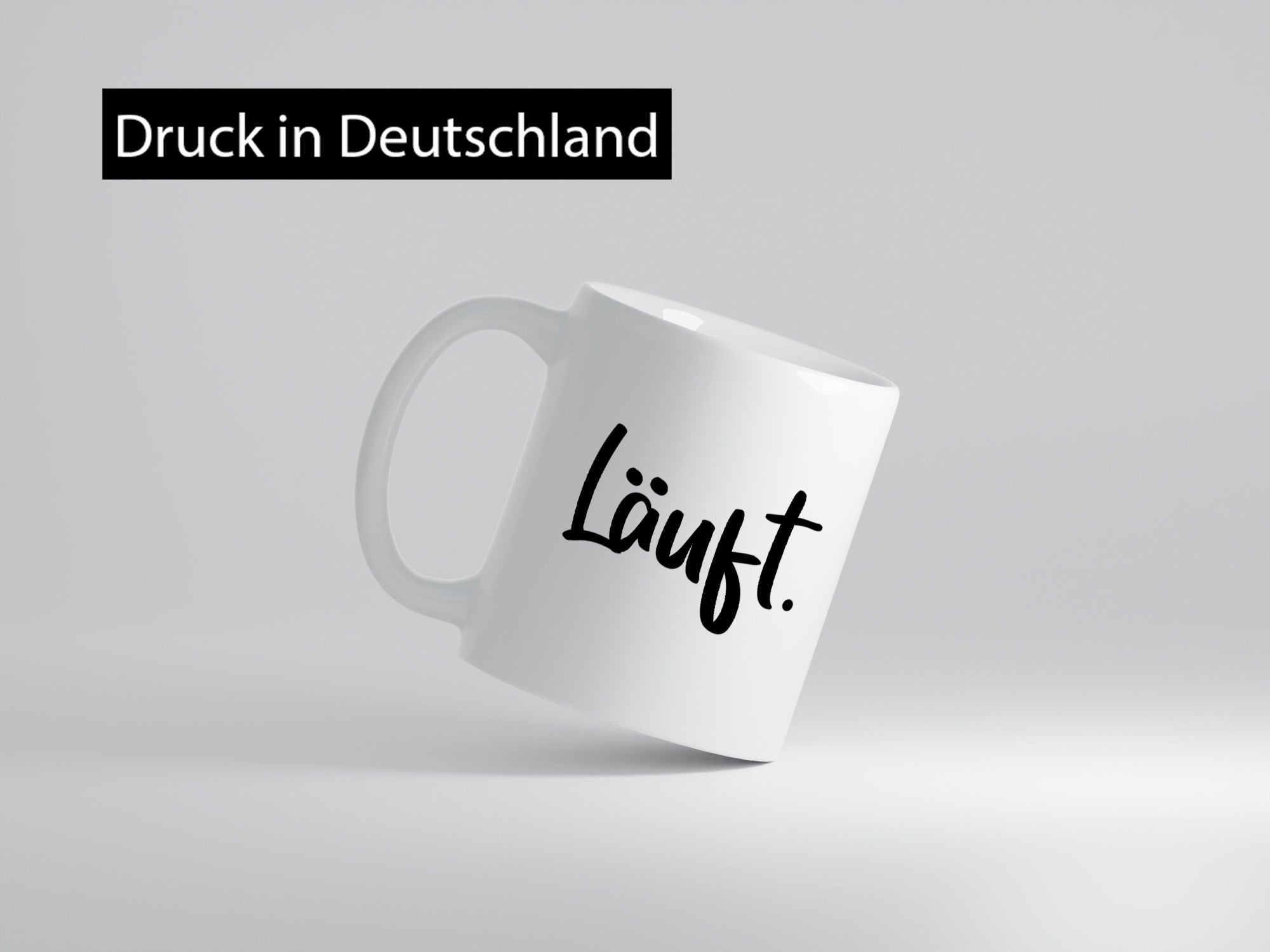 Läuft | jogging Wandern Motivation v2 lustiger Spruch Geschenk Humor