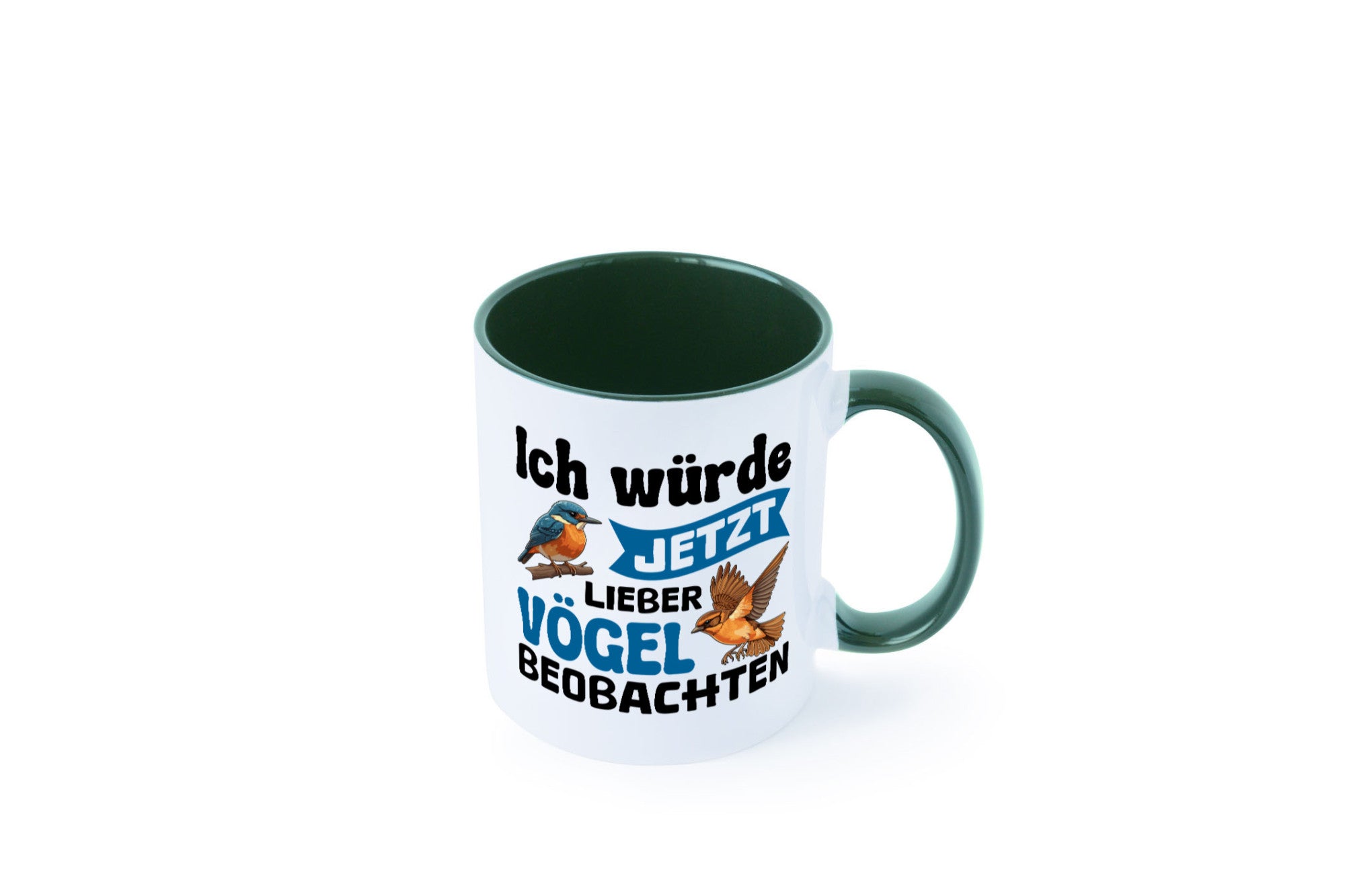 Vögel beobachten | Vogel lustig Humor Geschenkidee Geschenk Tasse