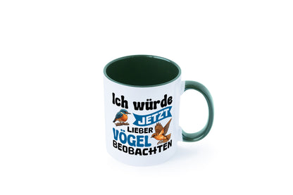 Vögel beobachten | Vogel lustig Humor Geschenkidee Geschenk Tasse