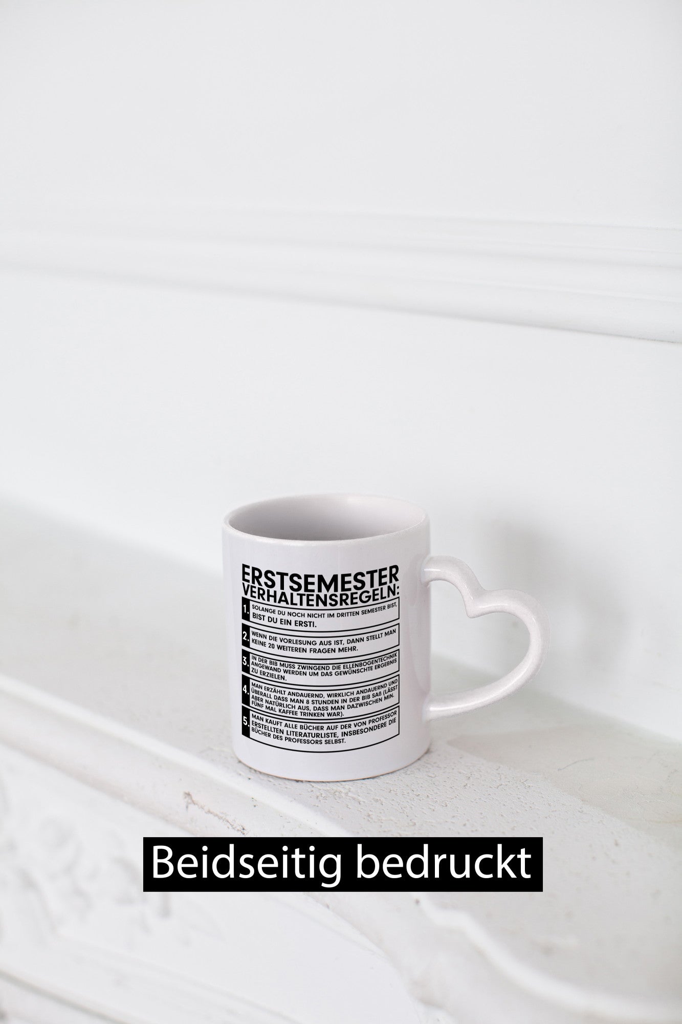 Erstsemester Verhaltensregeln | Ersti Tasse Studium Humor Geschenkidee