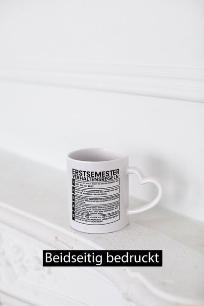 Erstsemester Verhaltensregeln | Ersti Tasse Studium Humor Geschenkidee