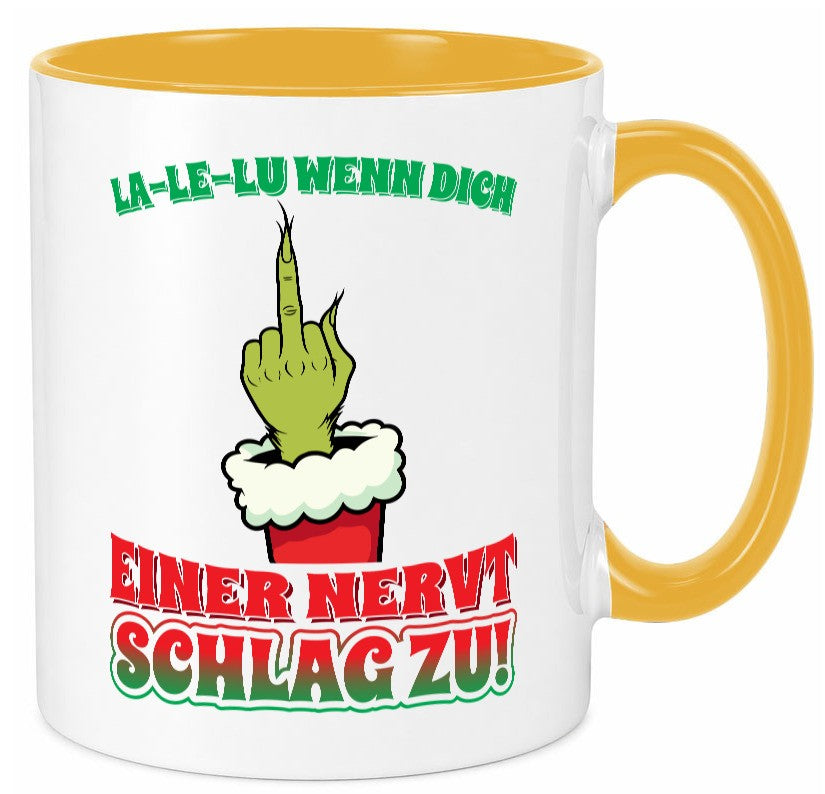 La Le Lu | Weihnachten Weihnachtsmuffel Lichter vl11 Humor Geschenkidee Tasse