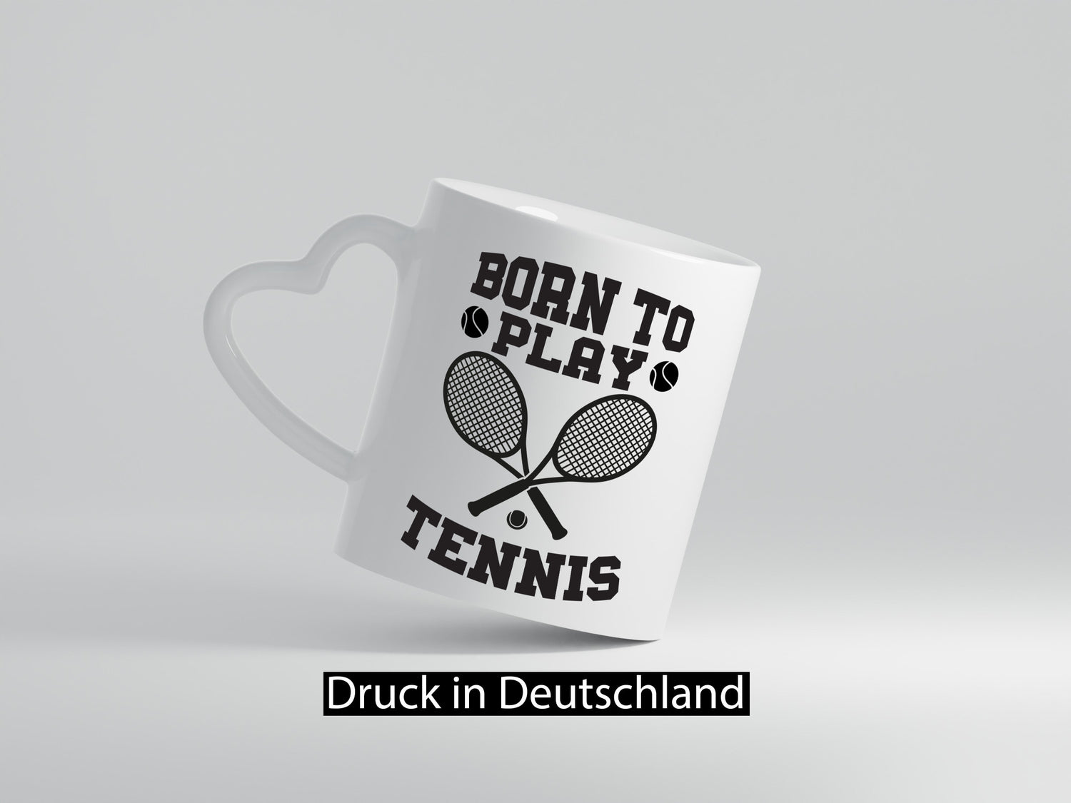 Born to play Tennis | Tennisspieler Tasse Sportler Geschenkidee Humor