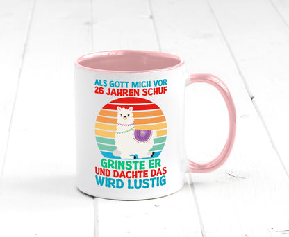 26. Geburtstag | 26 Jahre Gut Schuf mich Lama v2 lustiger Spruch Geschenk