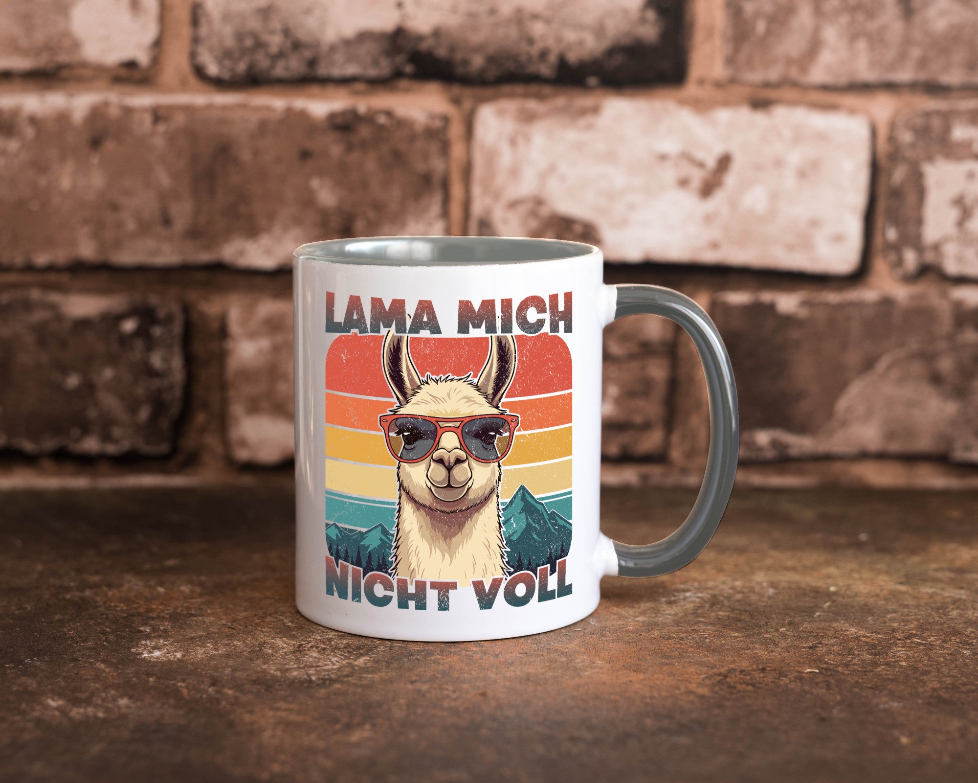 Lama mich nicht voll | Alpaka Kamel Retro lustig Humor Geschenkidee Geschenk