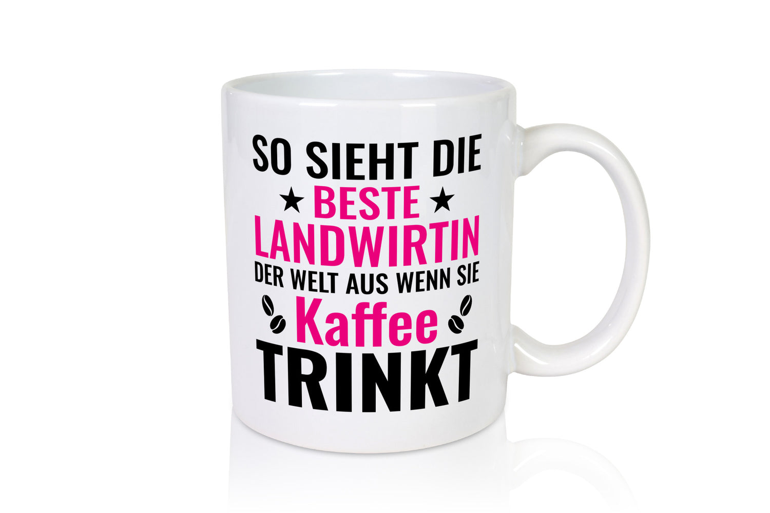 Kaffee trinkt: Landwirtin| Bäuerin | Landwirtschaft lustig Humor Geschenkidee