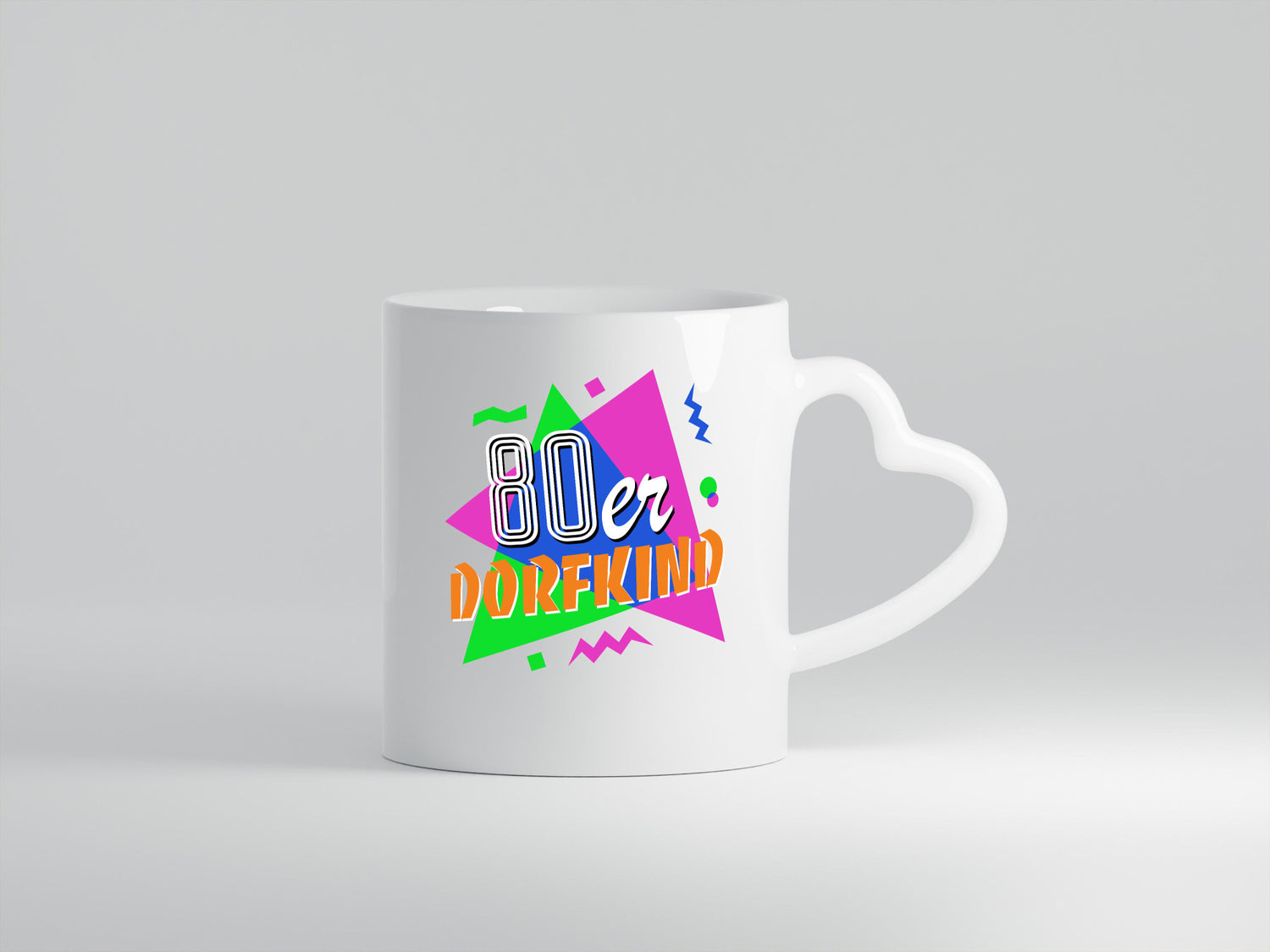 80er Dorfkind - Jahre bunt + verrückt lustig Humor Geschenkidee Geschenk Tasse