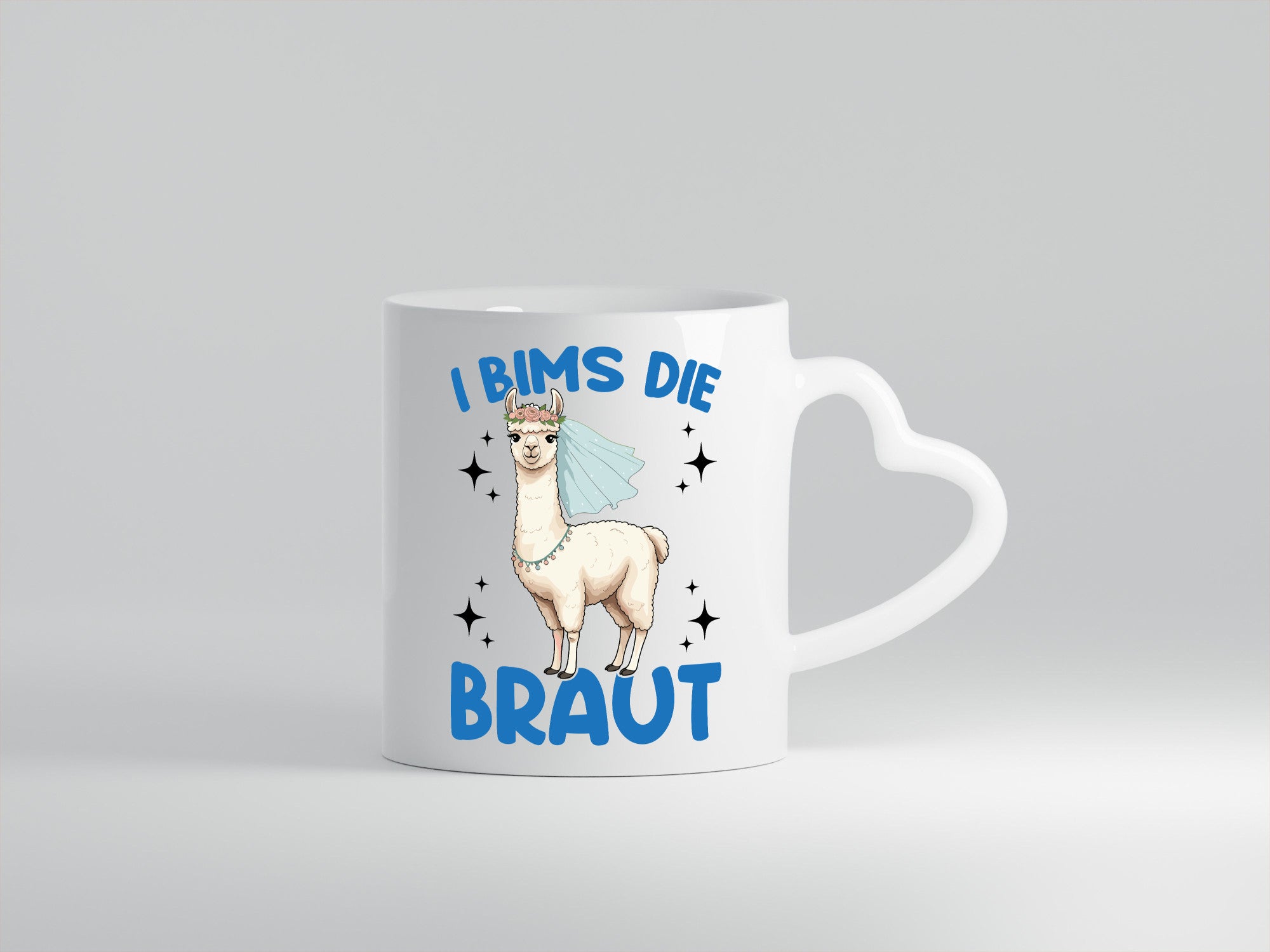 Ich Bims die Braut | Lama JGA Hochzeit lustig Humor Geschenkidee Geschenk Tasse