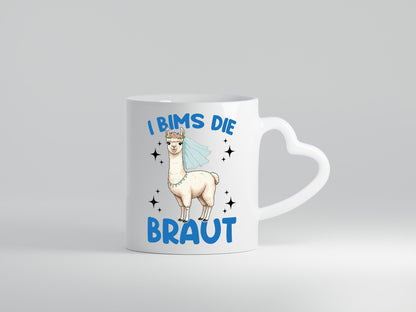 Ich Bims die Braut | Lama JGA Hochzeit lustig Humor Geschenkidee Geschenk Tasse
