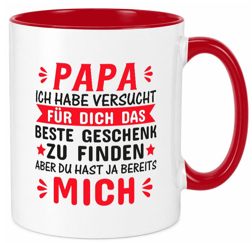 Bestes Geschenk für Papa | Vatertag Tasse Kinder Familie Geschenkidee lustiger