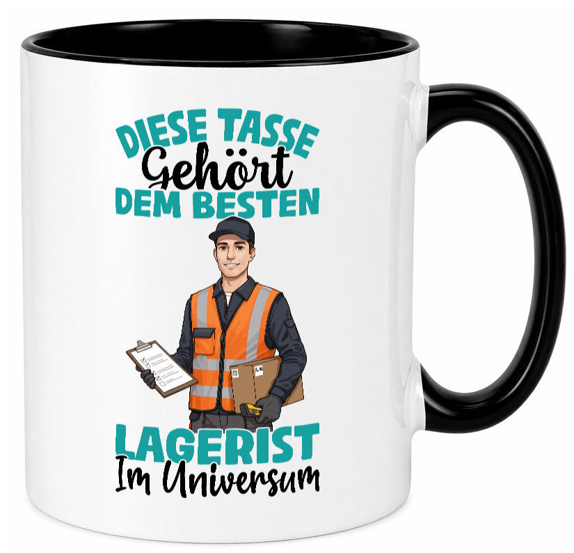 Im Universum: Lagerist | Lageristen Lager Arbeiter lustig Arbeit Kollegen Büro Tasse