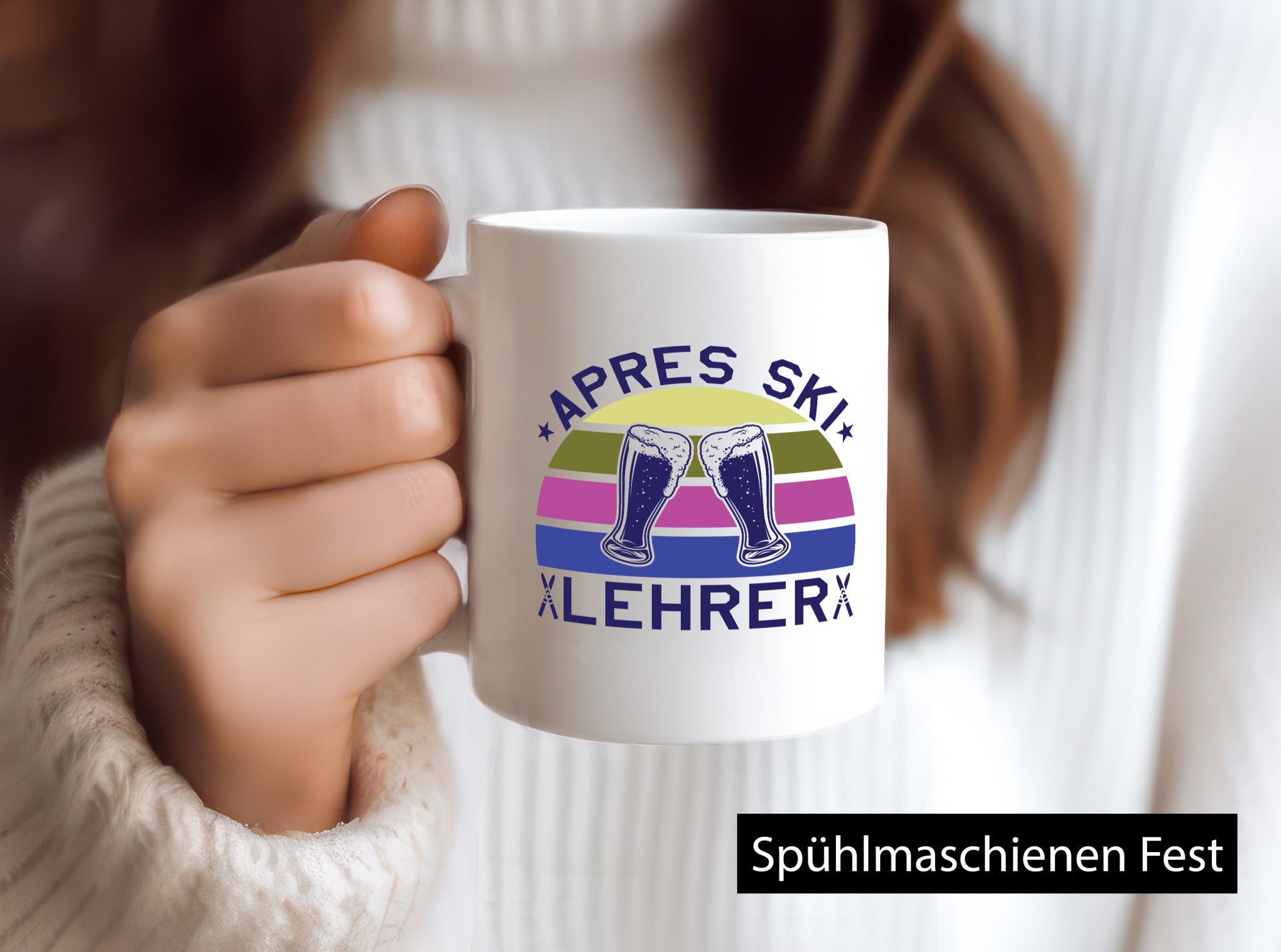Apres Ski Lehrer | Biergläser Skier lustiger Spruch Geschenk Humor Geschenkidee