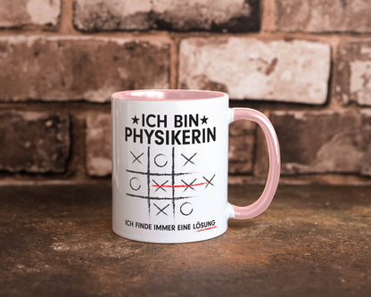 Löse Probleme: Physikerin | Physik Humor Geschenkidee Tasse