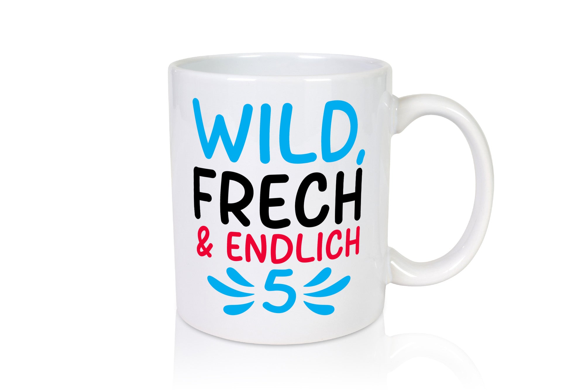 5. Geburtstag | 5 Jahre Wild &amp; Frech Geschenkidee Humor Tasse