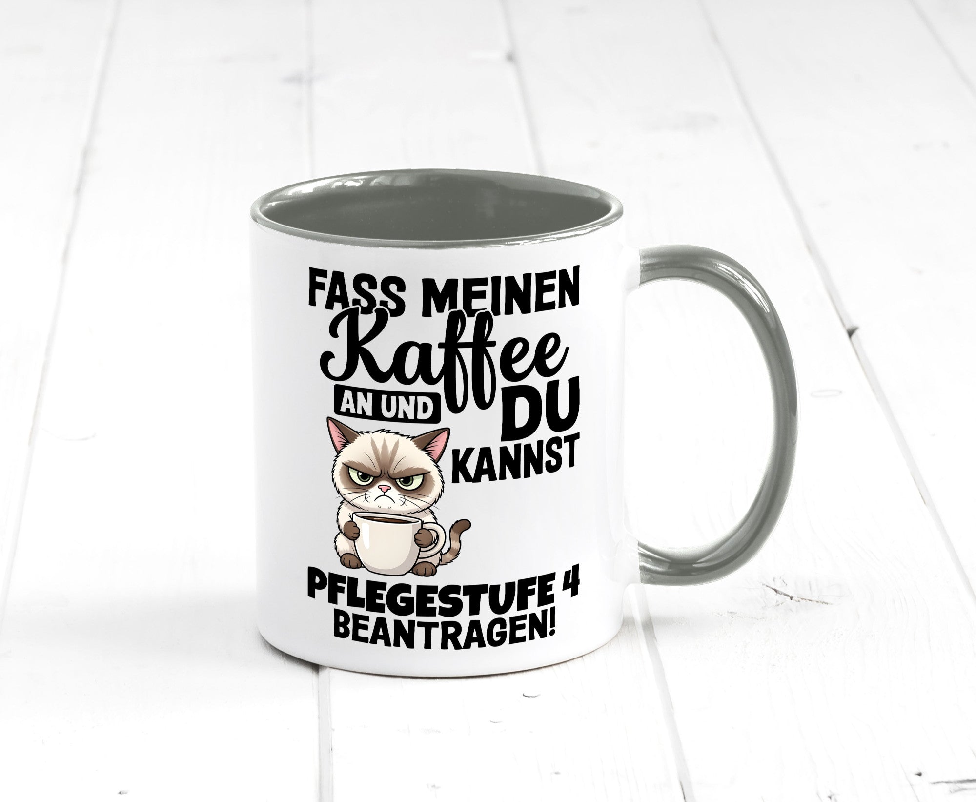 Fass meinen Kaffee an | Pflegestufe 4 Krankenschwester v3 Geschenkidee Humor