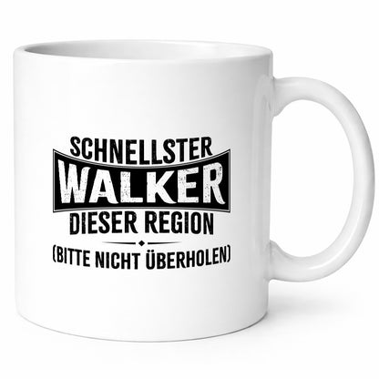 Schnellster Walker, nicht überholen Geschenk Humor Geschenkidee lustiger Spruch