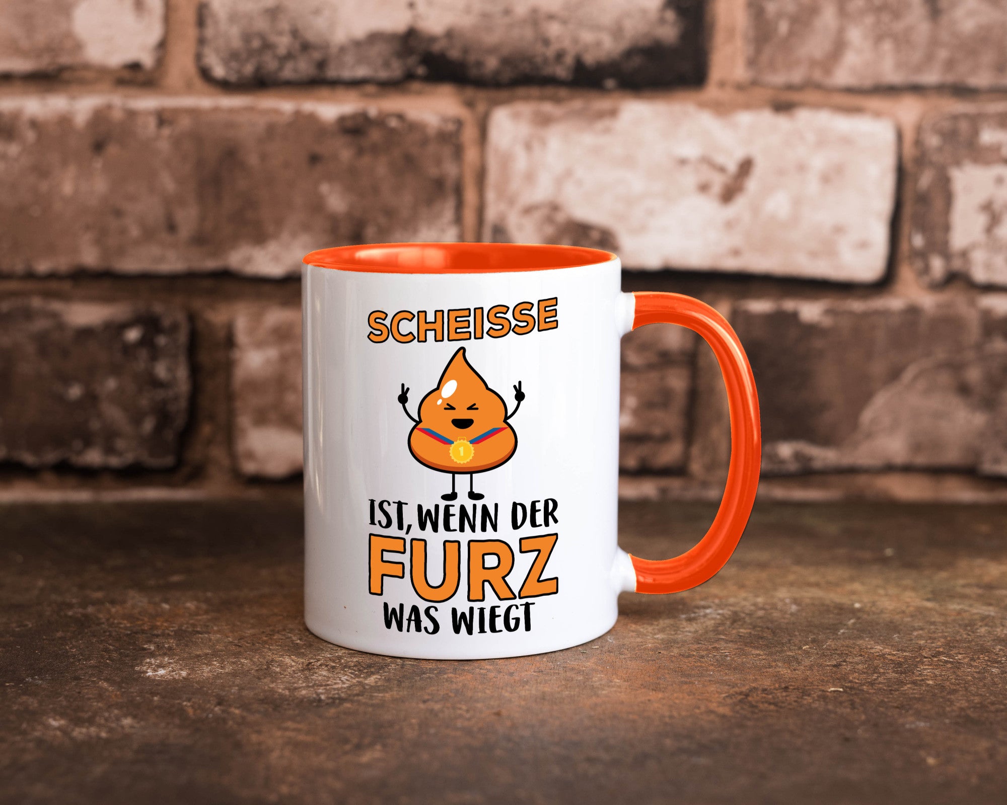 Scheisse ist lustiger Spruch Geschenk Humor Geschenkidee Tasse