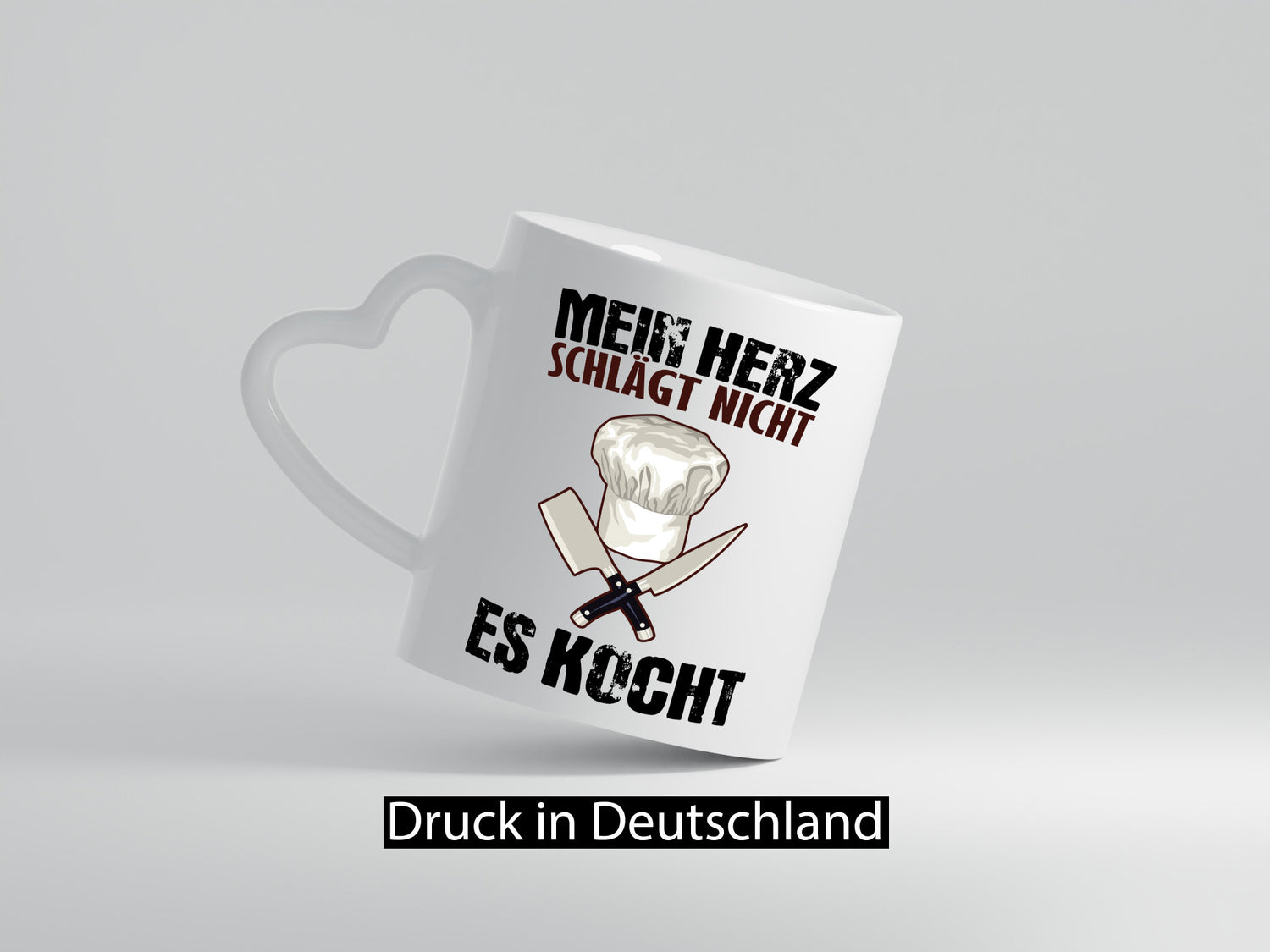 Mein Herz kocht Humor Geschenkidee Tasse