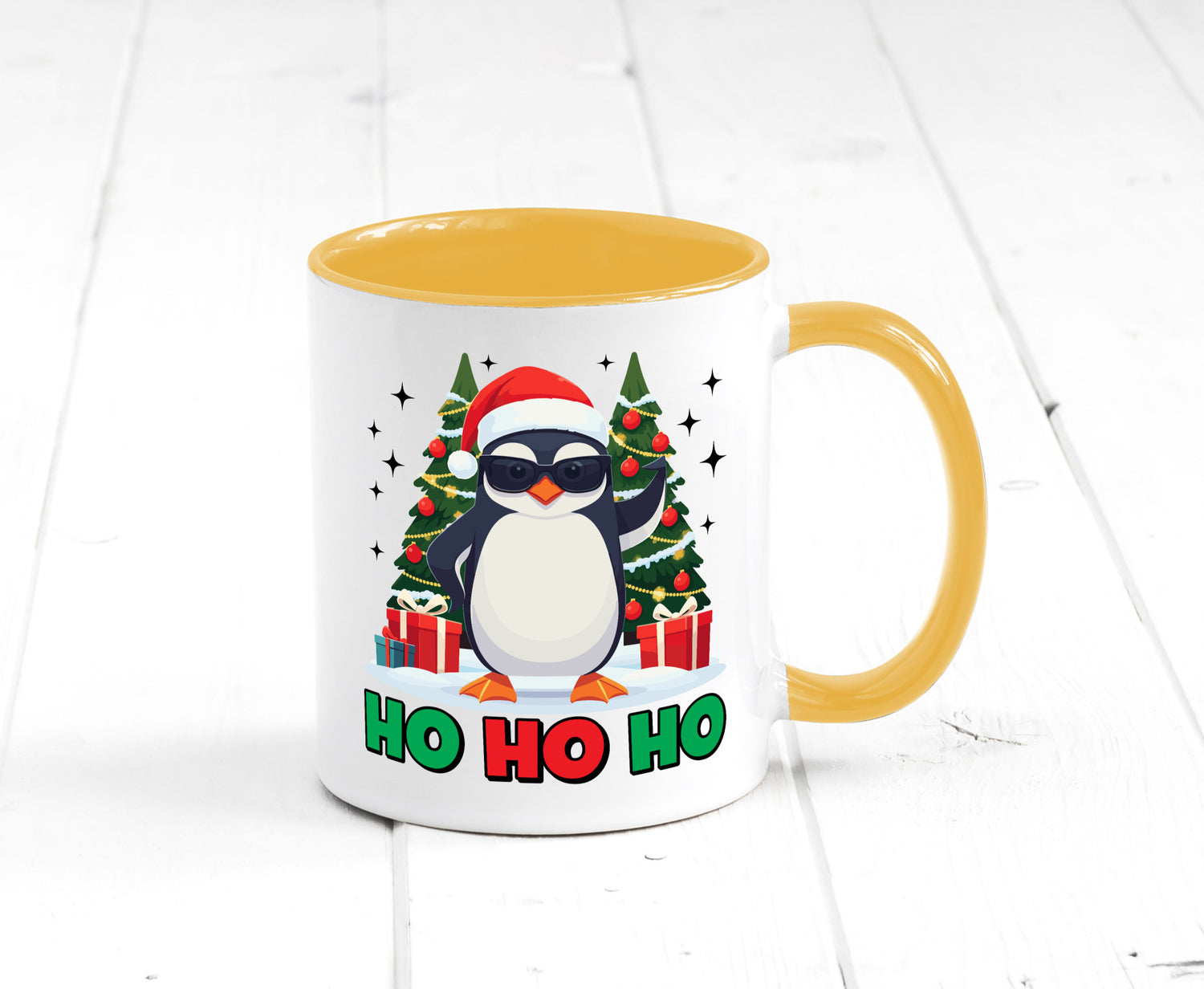 Ho | Weihnachts Pinguine Weihnachten lustig Humor Geschenkidee Geschenk Tasse