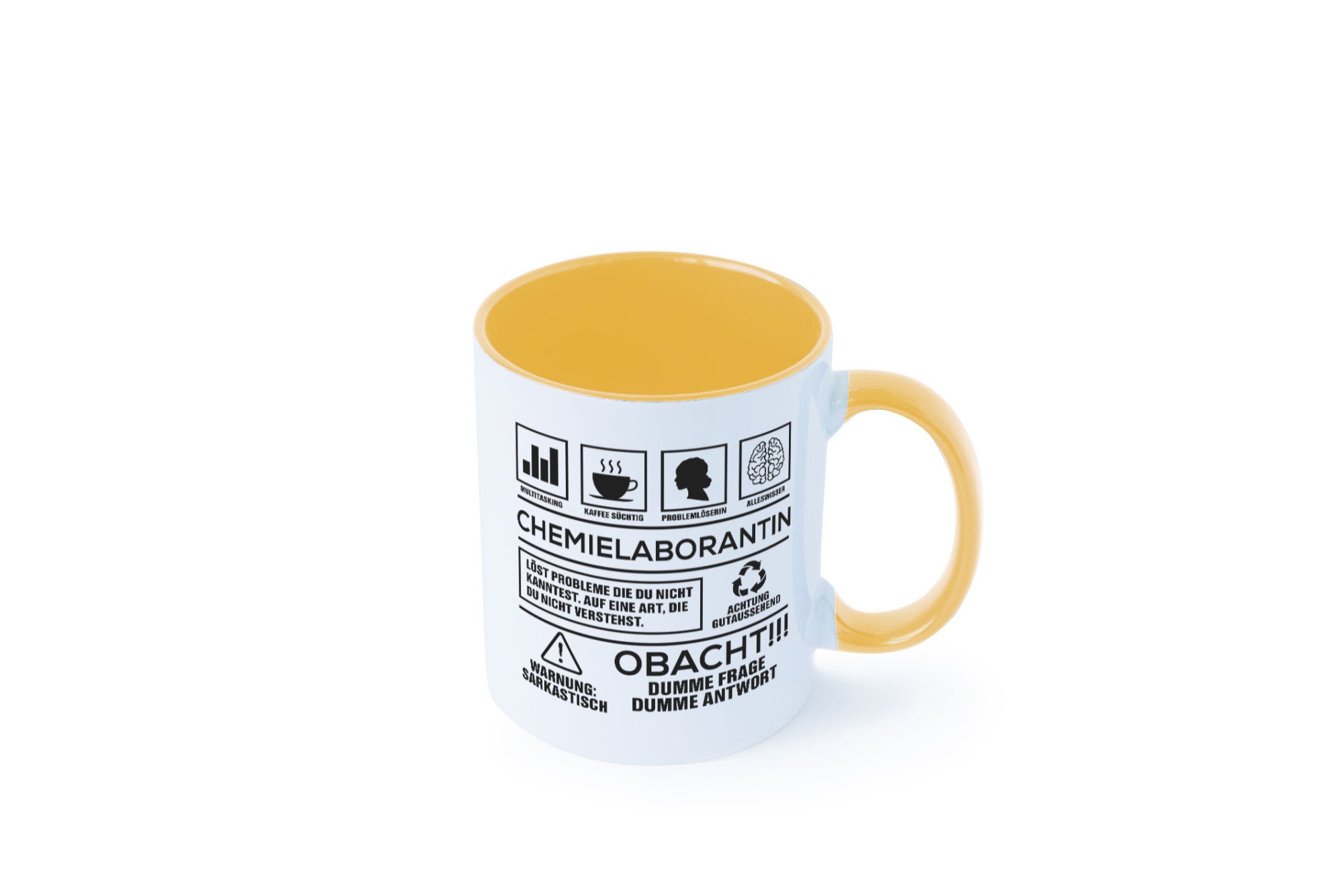 Achtung Probleme Chemielaborantin | Laborantin Chemie Geschenk Humor