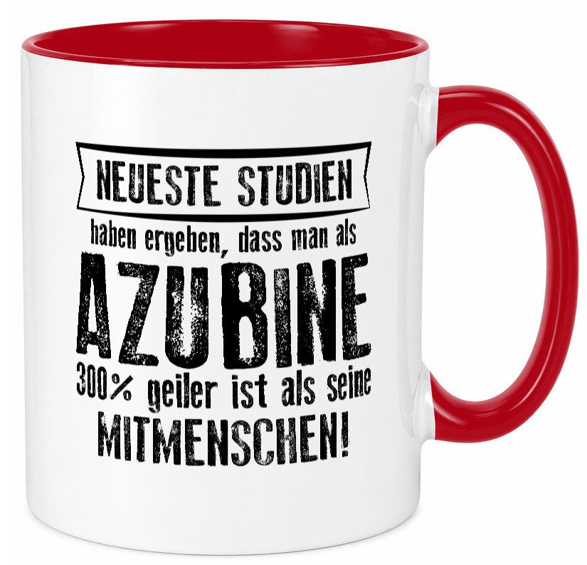 Neuste Studien: Azubine | Ausbildung Lehre Lehrling Geschenk Humor Geschenkidee Tasse