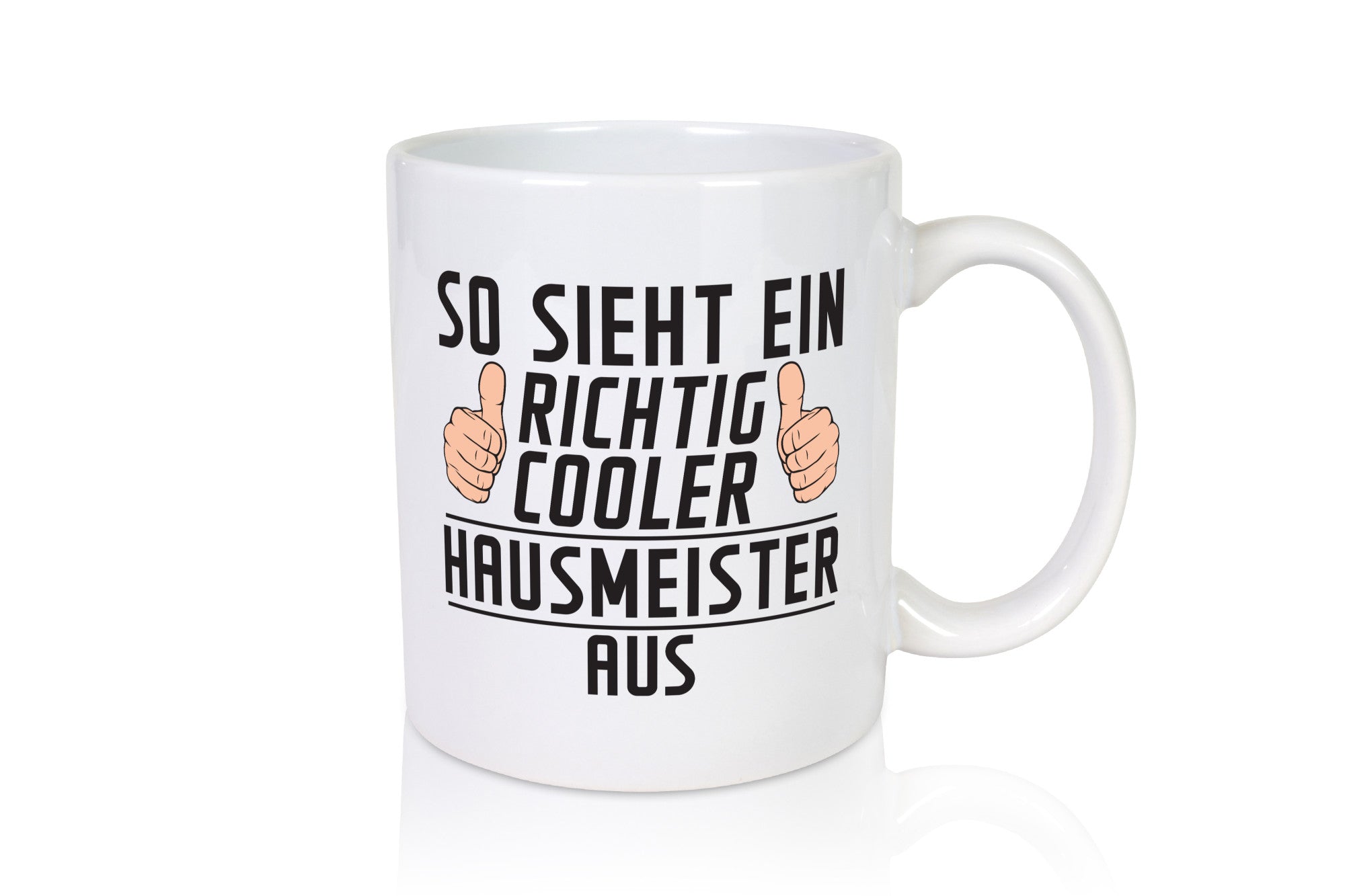 Richtig Cooler Hausmeister | Hauswart Geschenkidee Humor Tasse