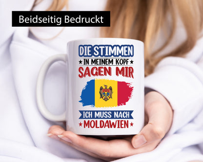 Moldawien | Urlaub Stimmen in meinem Kopf Traumland lustig Humor Geschenkidee