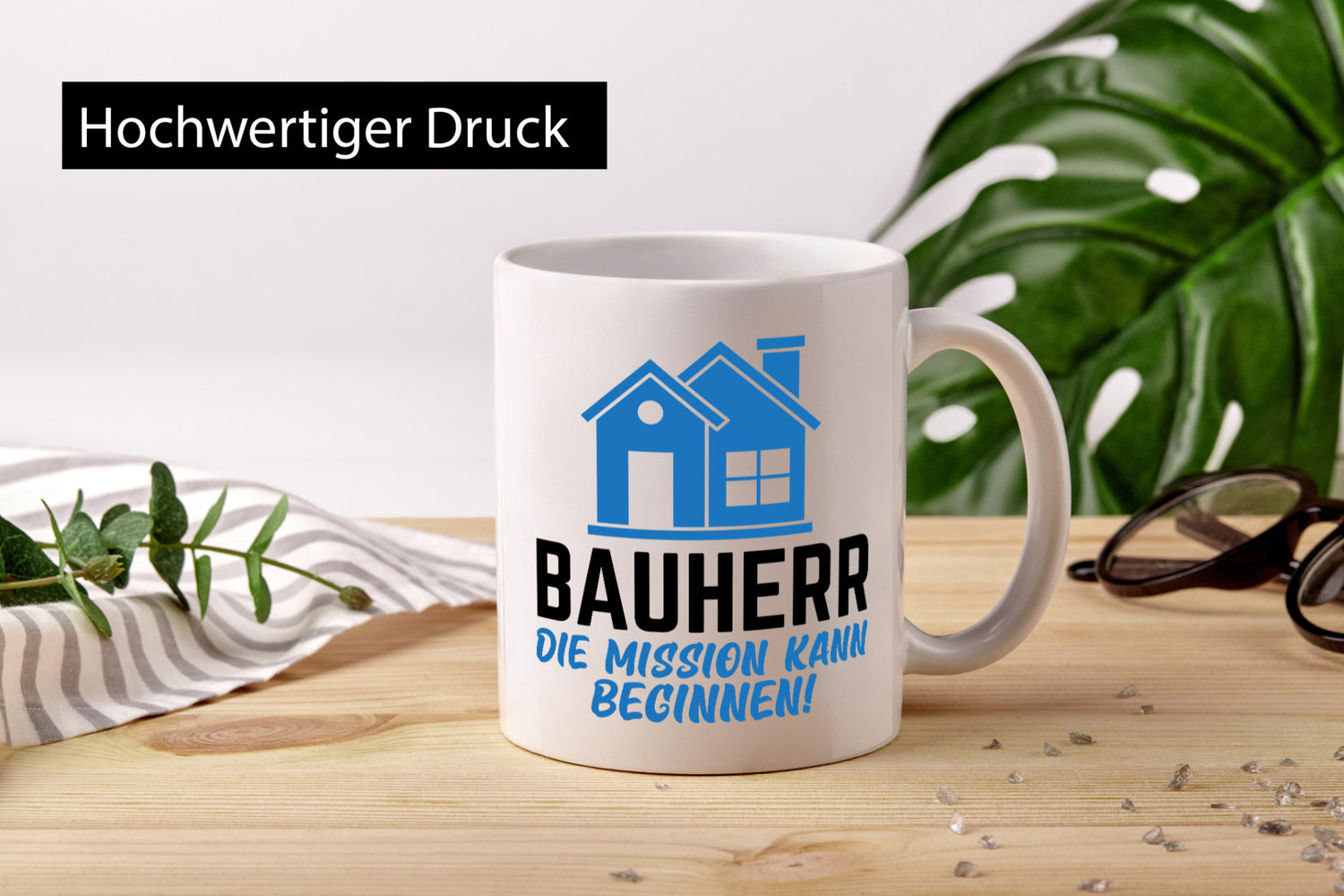 Bauherr | Die mission kann beginnen Bauherren lustiger Spruch Geschenk Humor
