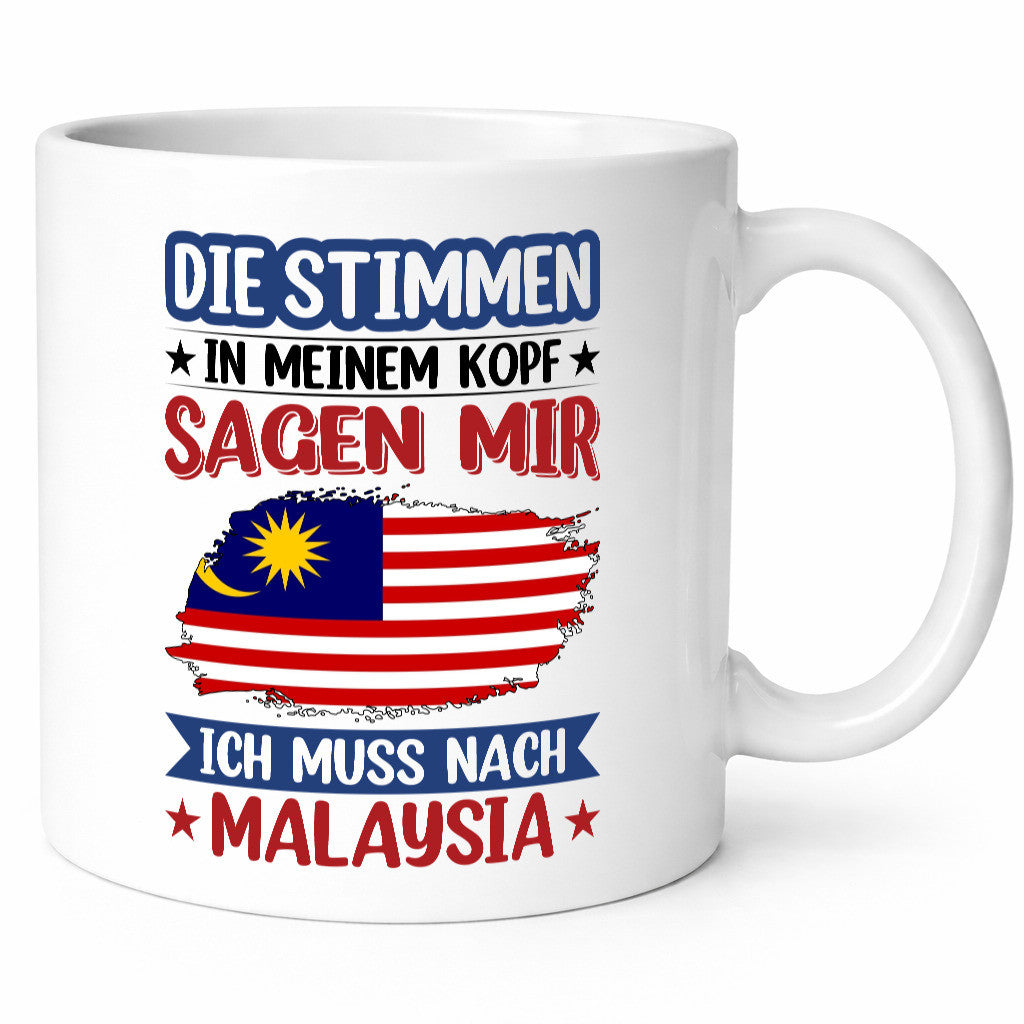 Malaysia | Urlaub Stimmen in meinem Kopf Traumland lustig Humor Geschenkidee