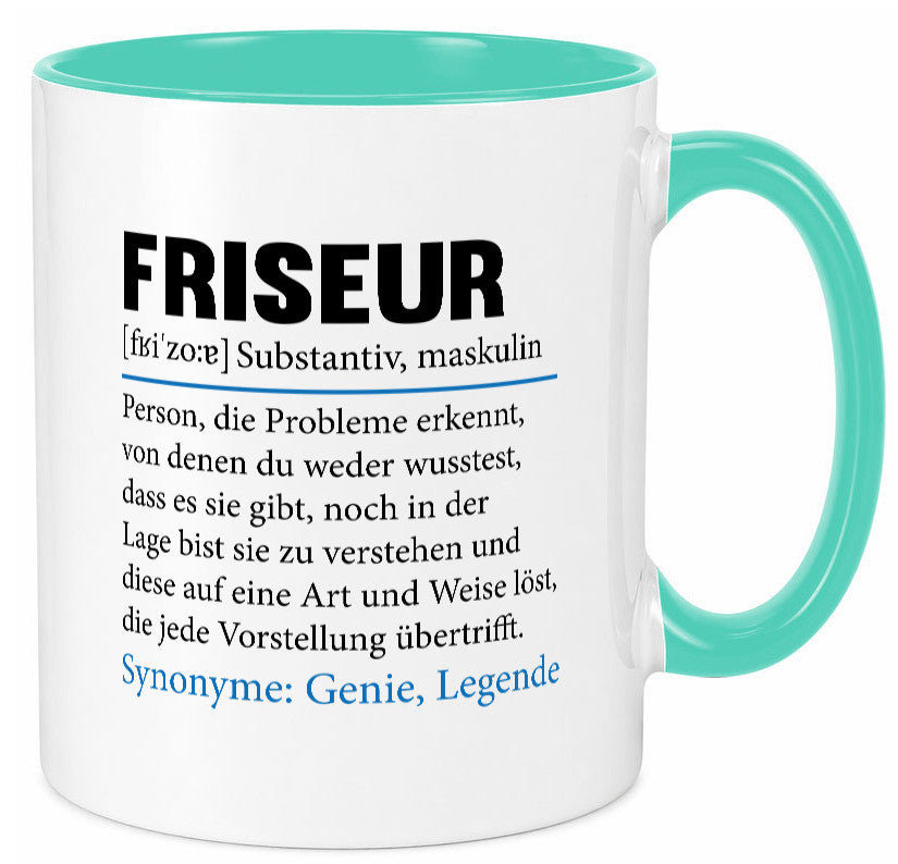 Friseur | Spruch Frisör Beruf lustig Humor Arbeit Kollegen Büro Geschenkidee