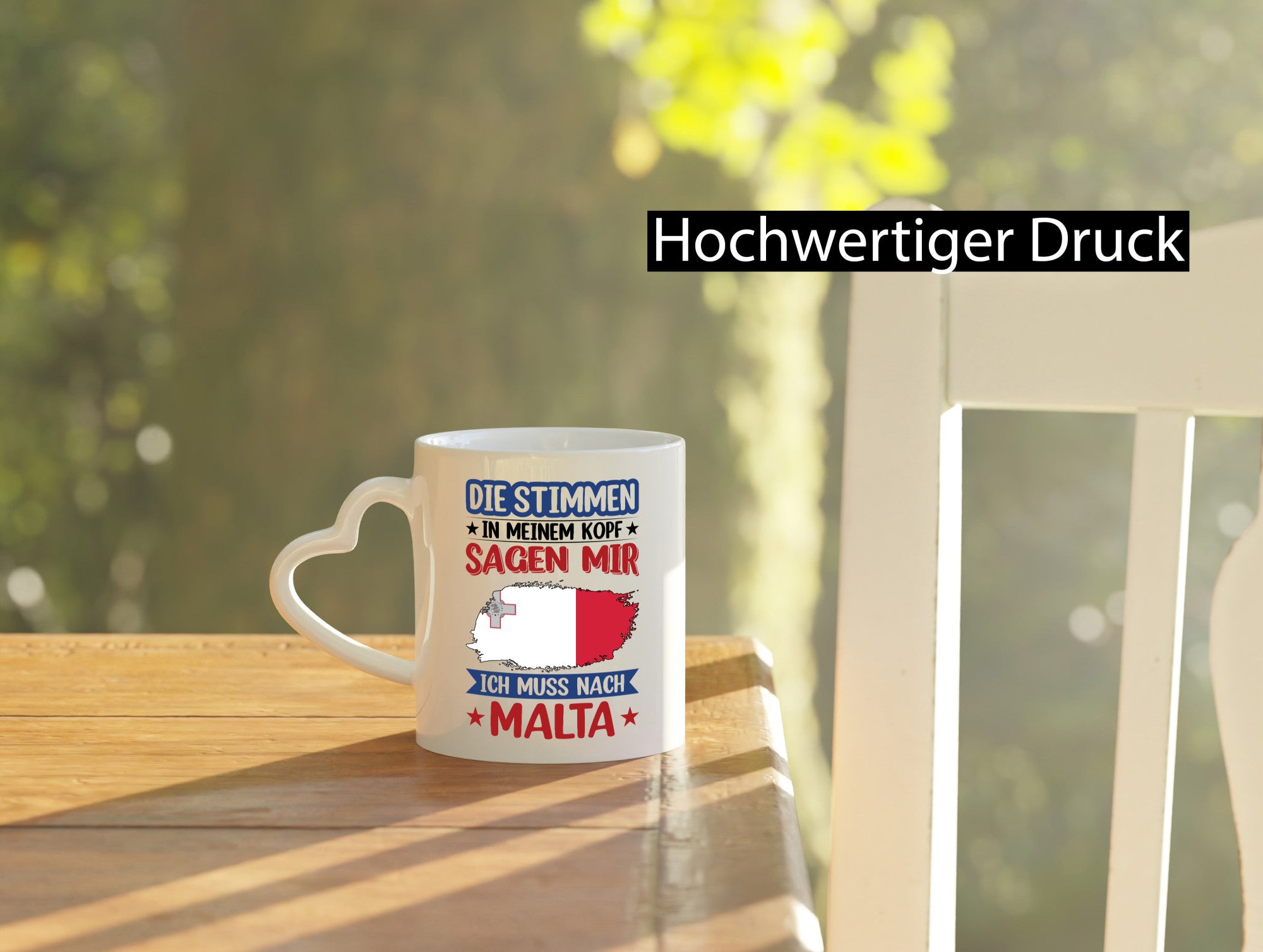 Malta | Urlaub Stimmen in meinem Kopf Traumland lustiger Spruch Geschenk Humor