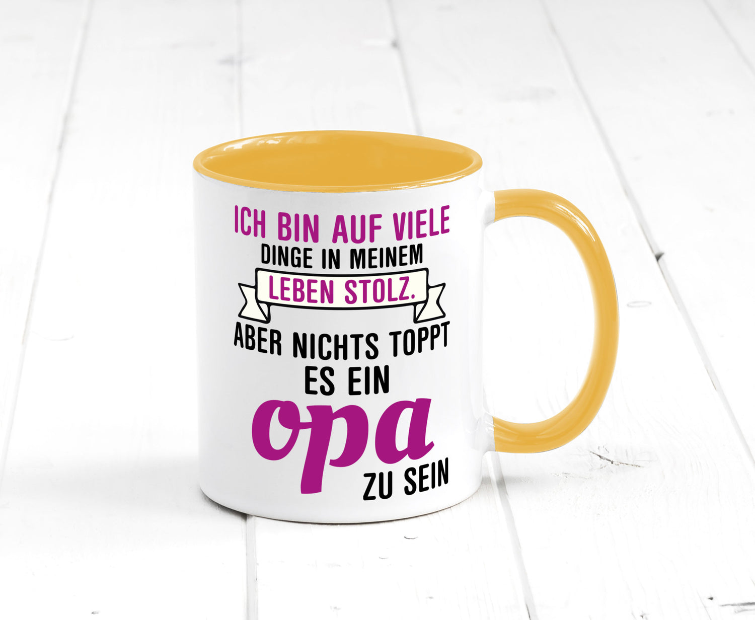 Opa Tasse | Stolzer Großvater Vatertag Enkelkinder Geschenk Familie